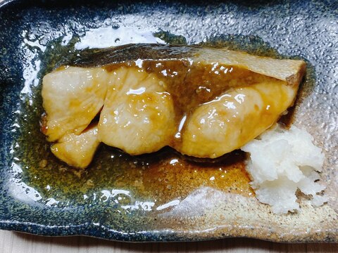 めんつゆで簡単に♪ぶりの照り焼き